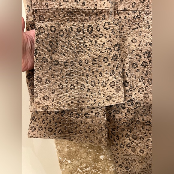 Frame Denim jeans Snake Print Le Crop High Waist mini boot EUC Size 29 - Picture 9 of 10